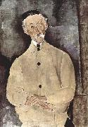 Amedeo Modigliani Portrat des Monsieur Lepoutre oil